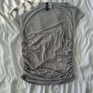 H&M Light Gray Tube Top